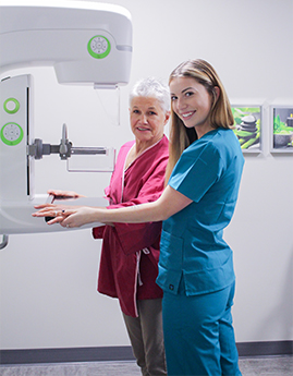 Imaging breast mammogram