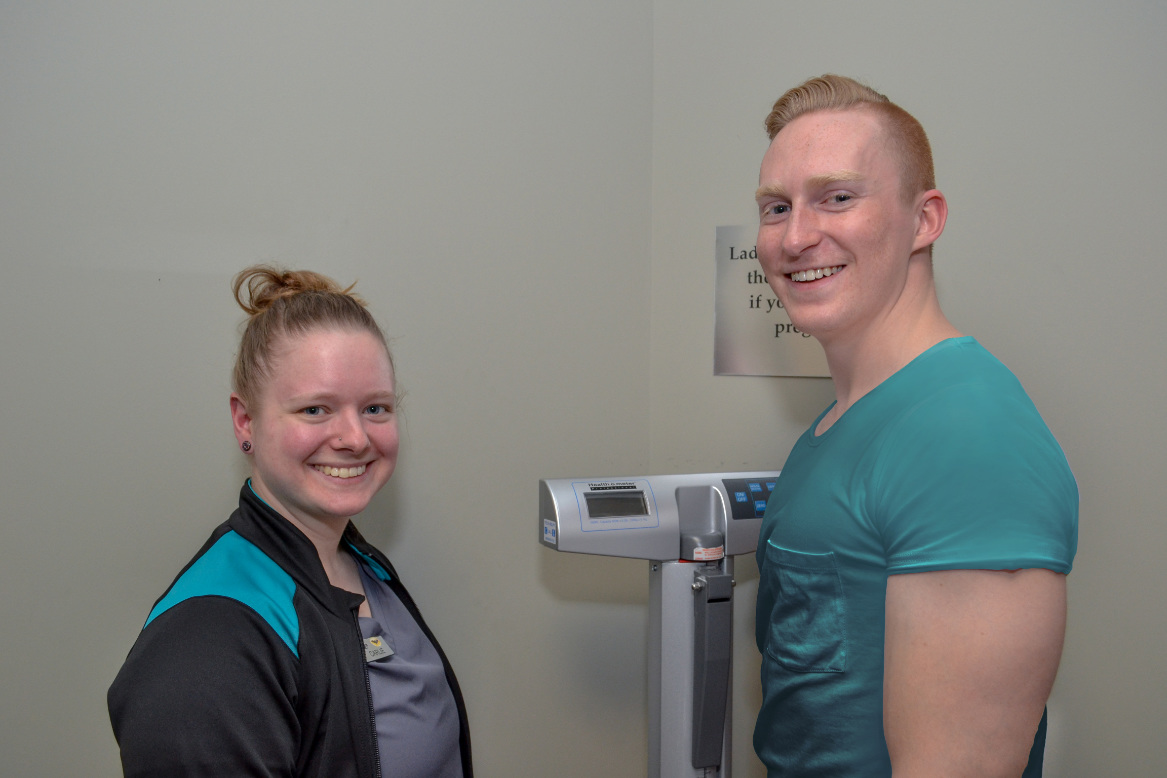 DEXA scan technicians from Insight Medical in Edmonton