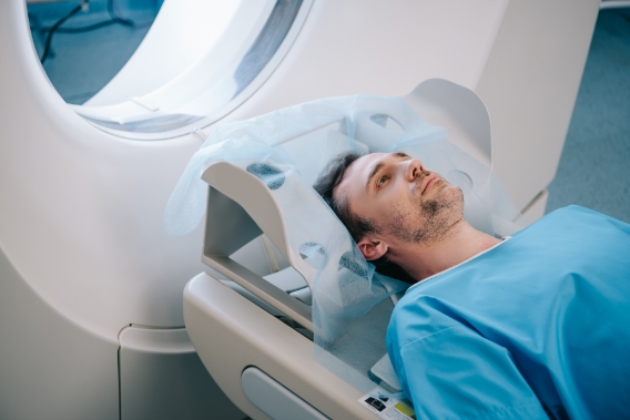 Patient CT scan at the Meadowlark Diagnostic Imaging Centre