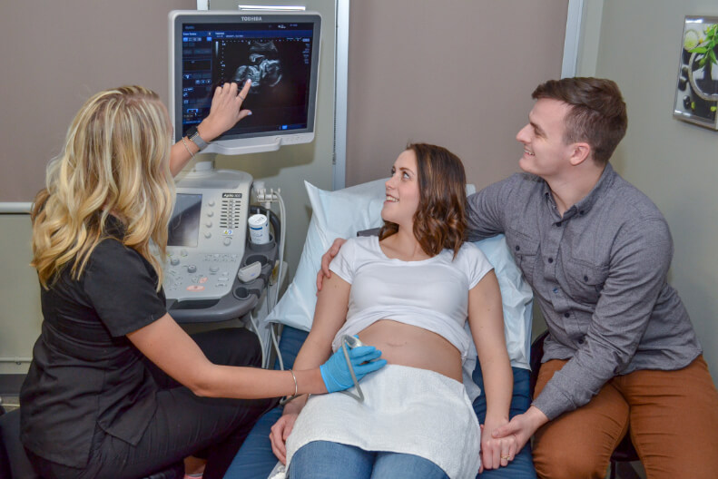 medical clinic pregnancy ultrasound imaging